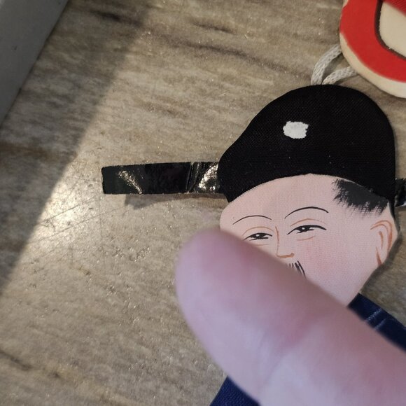 VTG Lot 6 Silk Immortals Of Eternity Chinese Mythology Paper Doll Ornaments - Picture 11 of 16